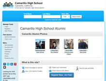 Tablet Screenshot of camarillohighschool.org